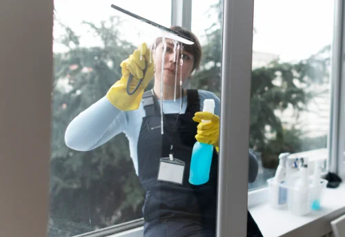 Nettoyage de vitres intérieures et extérieures à Saint-Hilaire-la-Forêt